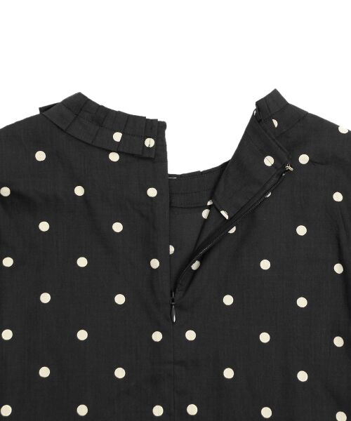 ＊＊NIMES / ニーム シャツ・ブラウス | Dots et LIBERTY プリーツカラータックBL | 詳細4