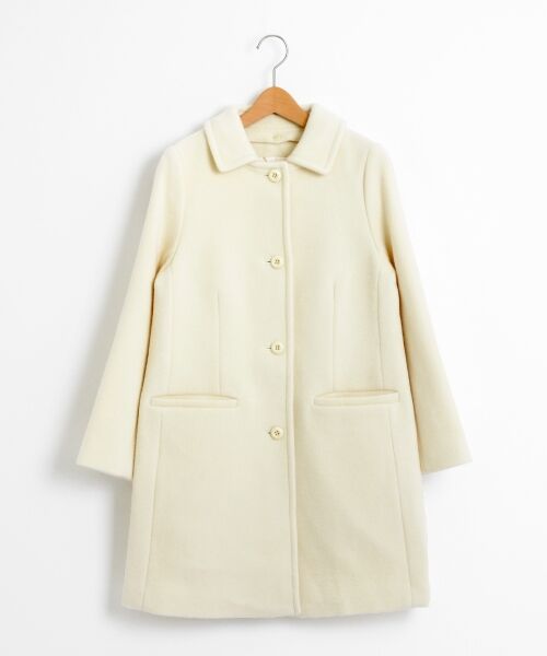 **NIMES / ニーム その他アウター | メルトン ロングコート(オフ)