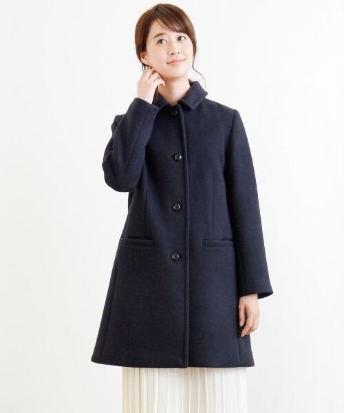 **NIMES / ニーム その他アウター | メルトン ロングコート | 詳細1