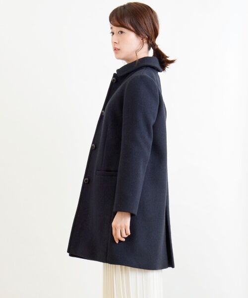 **NIMES / ニーム その他アウター | メルトン ロングコート | 詳細3