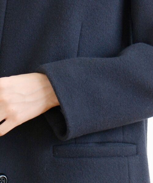 **NIMES / ニーム その他アウター | メルトン ロングコート | 詳細6