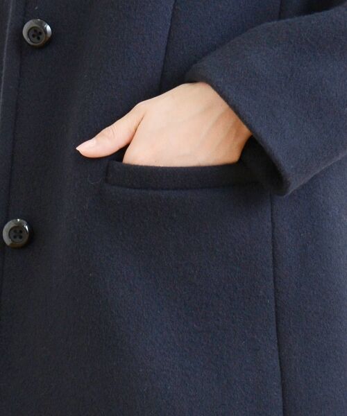 **NIMES / ニーム その他アウター | メルトン ロングコート | 詳細7