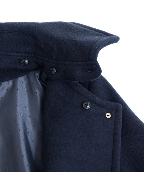 **NIMES / ニーム その他アウター | メルトン ロングコート | 詳細8