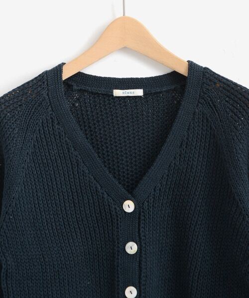 ＊＊NIMES / ニーム ニット・セーター | 1.5Gシルケットリリアン VネックC/D | 詳細2