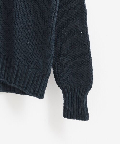 ＊＊NIMES / ニーム ニット・セーター | 1.5Gシルケットリリアン VネックC/D | 詳細3