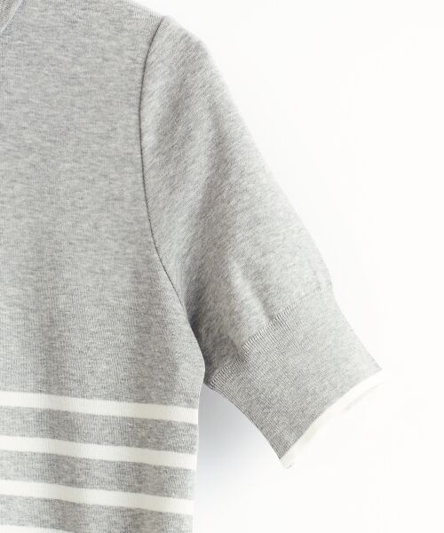 ＊＊NIMES / ニーム ニット・セーター | 18G 成型フライス 衿付P/O | 詳細3