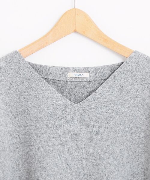 ＊＊NIMES / ニーム ニット・セーター | スムース編 VネックP/O | 詳細2