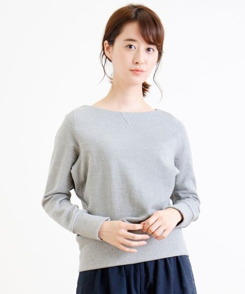 ＊＊NIMES / ニーム カットソー | W/C吊裏毛 ボートネックスウェット | 詳細1