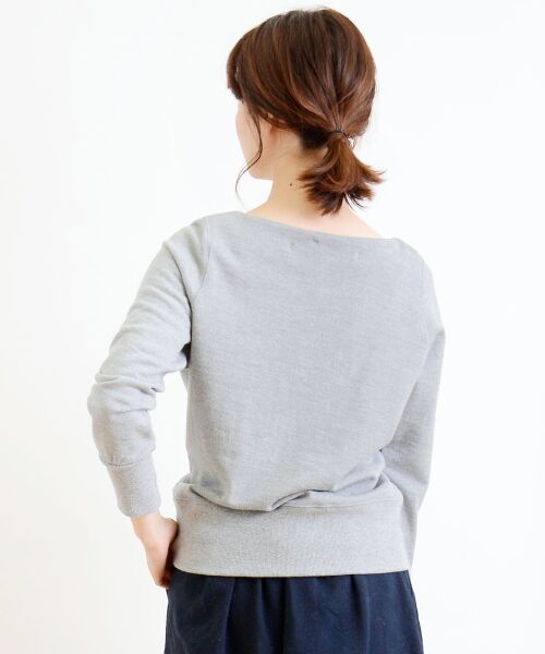 ＊＊NIMES / ニーム カットソー | W/C吊裏毛 ボートネックスウェット | 詳細3