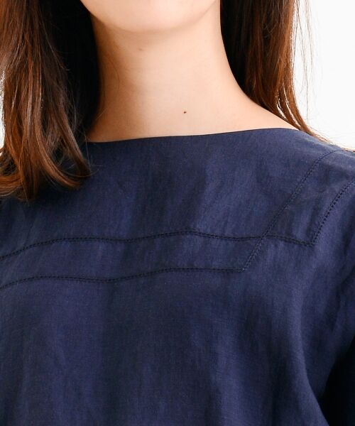 ＊＊NIMES / ニーム シャツ・ブラウス | Natural Lawn ピコ刺繍BL | 詳細4