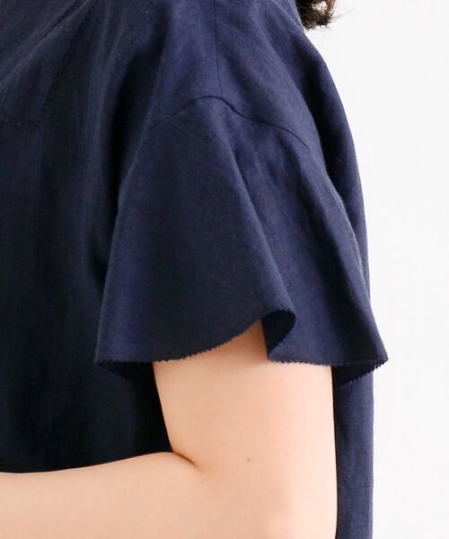 ＊＊NIMES / ニーム シャツ・ブラウス | Natural Lawn ピコ刺繍BL | 詳細5