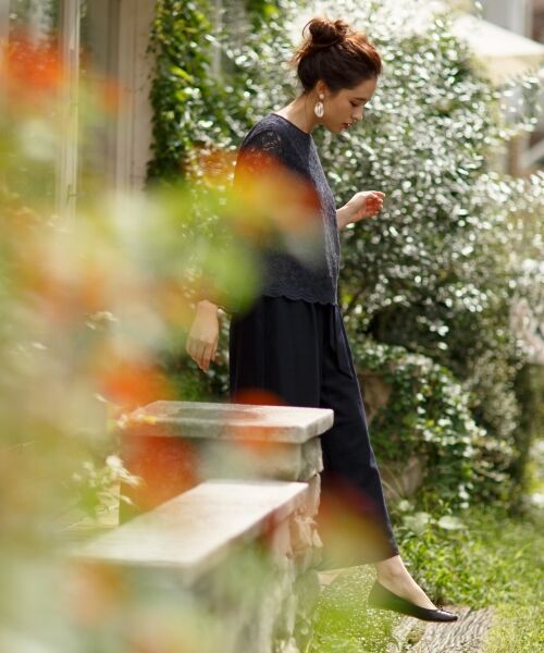 ＊＊NIMES / ニーム その他パンツ | 圧縮スムース ワイドPT | 詳細1