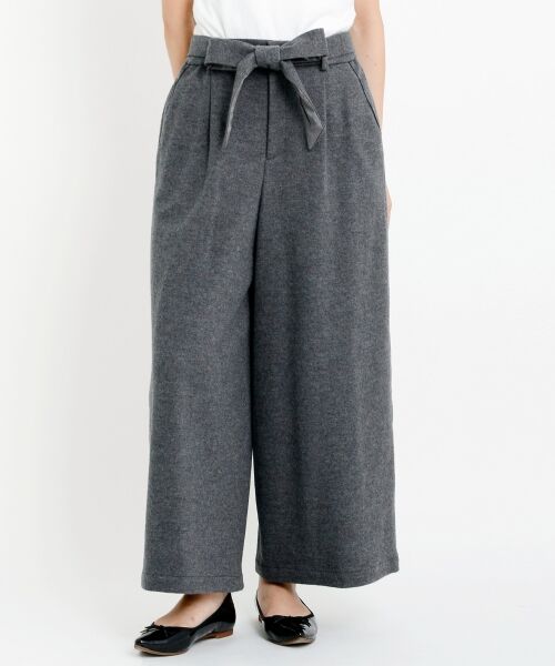 ＊＊NIMES / ニーム その他パンツ | 圧縮スムース ワイドPT | 詳細5