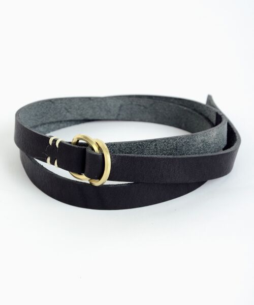 ＊＊NIMES / ニーム マフラー・ショール・スヌード・ストール | LES ACCESSOIRES CHARMANTS ターンベルト（ブラック）