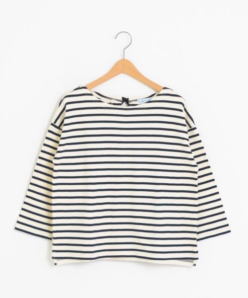 ＊＊NIMES / ニーム カットソー | 20/2天竺ボーダー ドロップP/O（MIX1）