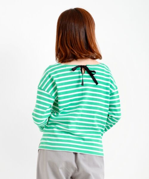 ＊＊NIMES / ニーム カットソー | 20/2天竺ボーダー ドロップP/O | 詳細3