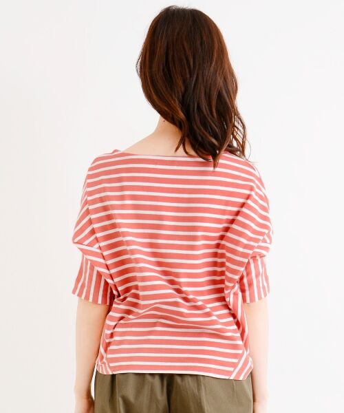 ＊＊NIMES / ニーム カットソー | 40/2 天竺ボーダー コクーン変形P/O | 詳細3