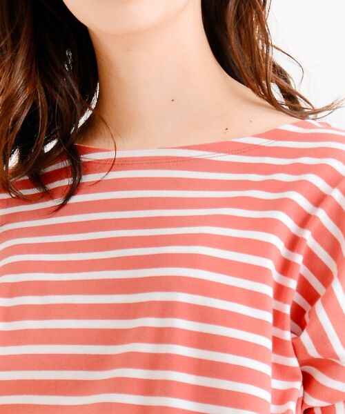 ＊＊NIMES / ニーム カットソー | 40/2 天竺ボーダー コクーン変形P/O | 詳細4