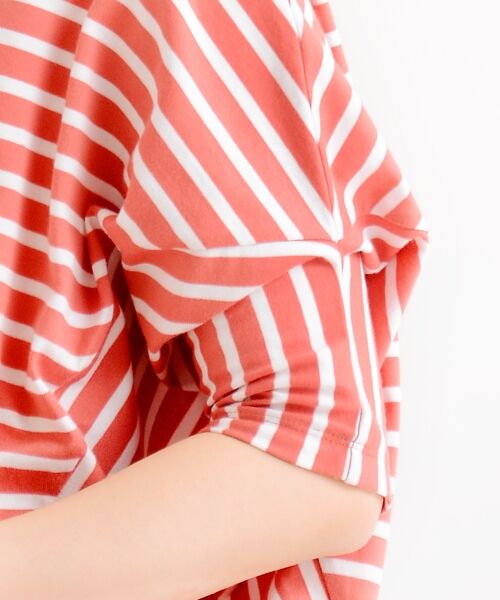 ＊＊NIMES / ニーム カットソー | 40/2 天竺ボーダー コクーン変形P/O | 詳細5