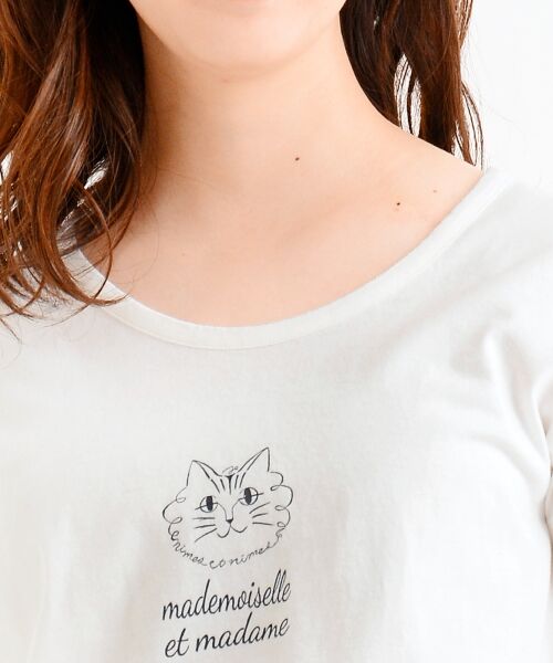 ＊＊NIMES / ニーム カットソー | 30/- コーマ天竺 ねこ T | 詳細4