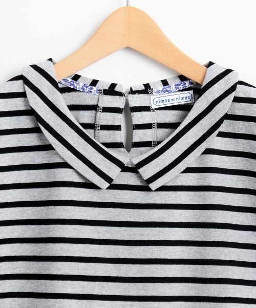 ＊＊NIMES / ニーム カットソー | Border et Liberty 衿付 P/O | 詳細2