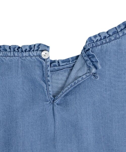 ＊＊NIMES / ニーム シャツ・ブラウス | Tencel Indigo ノースリBL | 詳細6