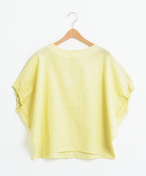 ＊＊NIMES / ニーム シャツ・ブラウス | C/麻 キャンバス ドルマン BL（イエロー）