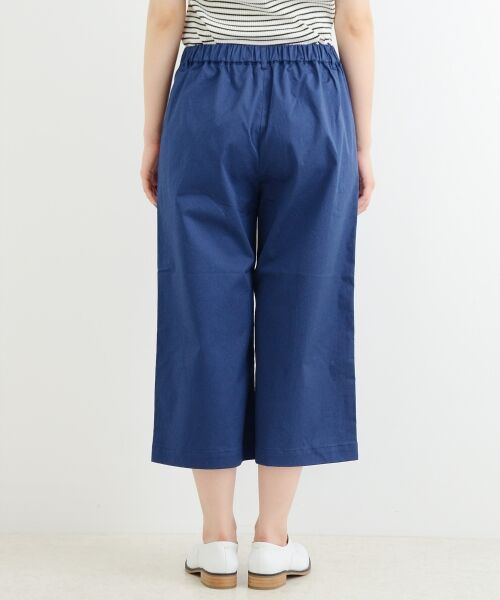 ＊＊NIMES / ニーム ショート・ハーフ・半端丈パンツ | CO/LY TWILL ワイドPT | 詳細3