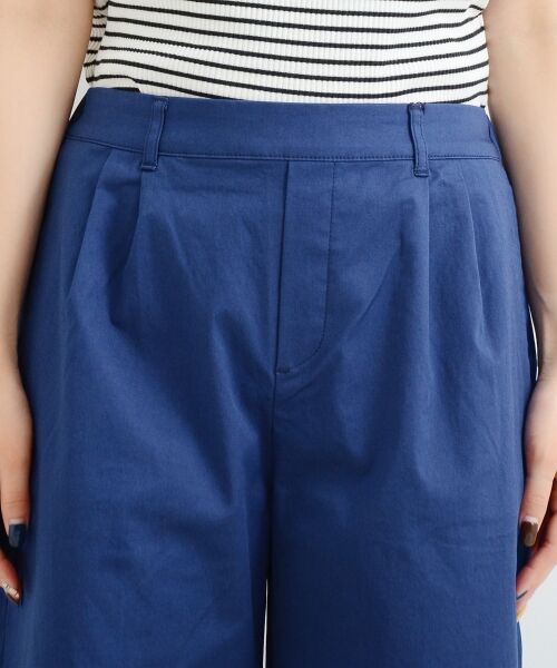 ＊＊NIMES / ニーム ショート・ハーフ・半端丈パンツ | CO/LY TWILL ワイドPT | 詳細4