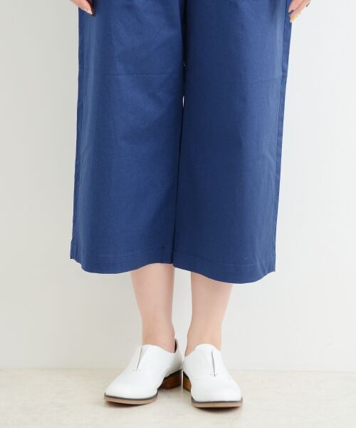 ＊＊NIMES / ニーム ショート・ハーフ・半端丈パンツ | CO/LY TWILL ワイドPT | 詳細7