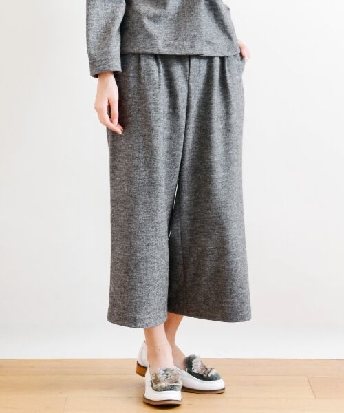 ＊＊NIMES / ニーム その他パンツ | T/Wジャージー セミワイドPT（グレー）