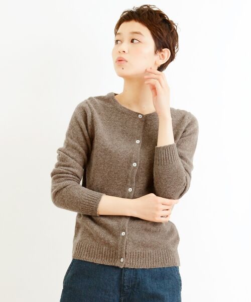 ＊＊NIMES / ニーム ニット・セーター | LAMS WOOL 定番C/D（ブラウン）