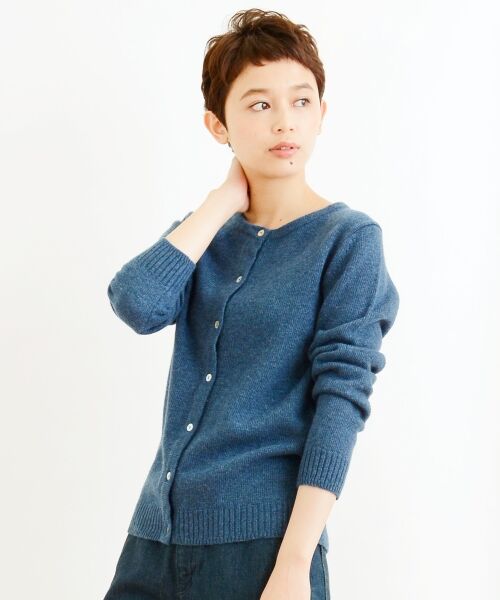＊＊NIMES / ニーム ニット・セーター | LAMS WOOL 定番C/D（ブルー）