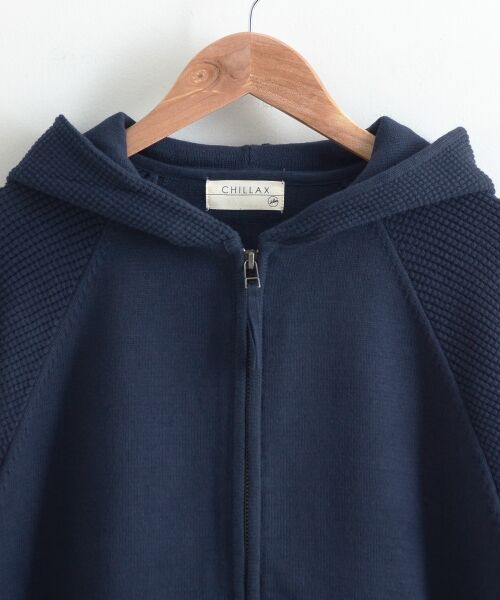 ＊＊NIMES / ニーム パーカー | CHILLAXスウェットパーカーzipknitparka | 詳細2