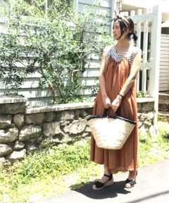 ビンテージサテン キャミサロペット