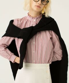 Francaise フリル付ブラウス