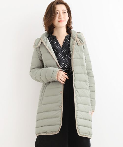 ＊＊NIMES / ニーム ダウンジャケット・ベスト | STITCHLESS DOWN COAT（グレー）