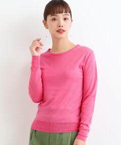 14G天竺/ワイドリブ クルーネックP/O