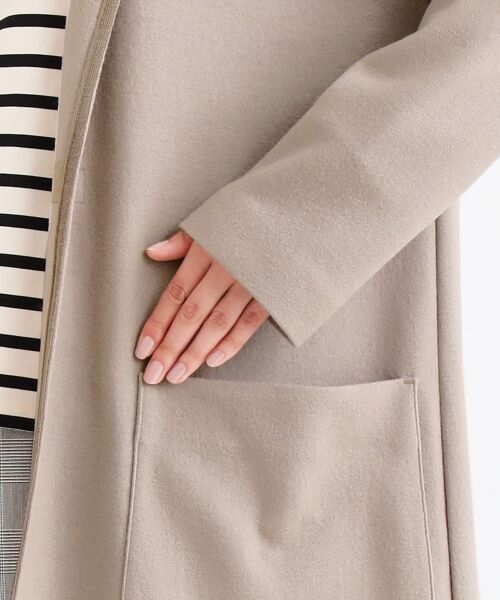 ＊＊NIMES / ニーム ニット・セーター | ウール圧縮天竺 ボリュームカーディガン | 詳細6