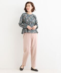 フラノ&デニム サスペンダー付パンツ