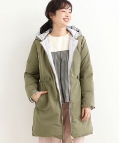 フレンチダウン リバーシブルダウンコート
