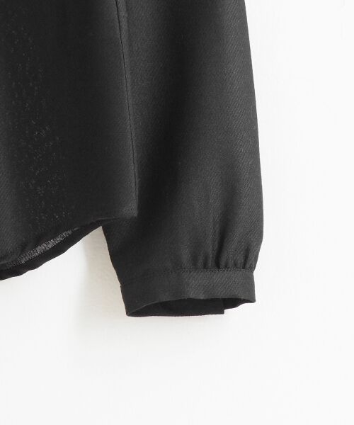 ＊＊NIMES / ニーム シャツ・ブラウス | リバティ＆W/Nカルゼ フリル衿ブラウス（無地） | 詳細4