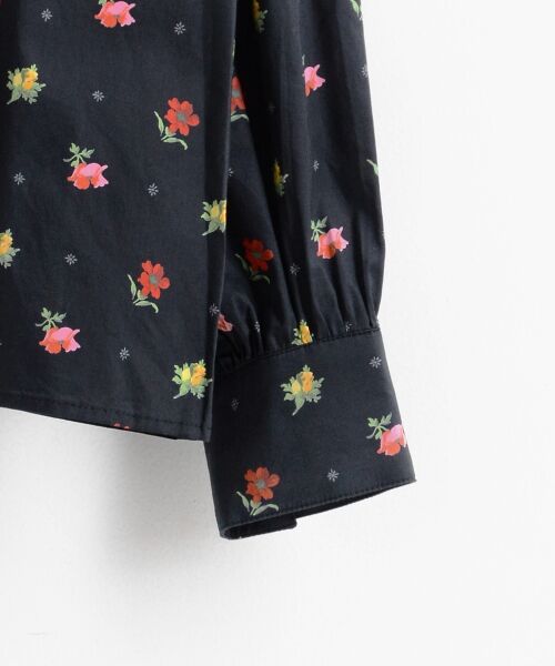 ＊＊NIMES / ニーム シャツ・ブラウス | LIBERTY＆ギンガム ギャザーネックブラウス | 詳細3