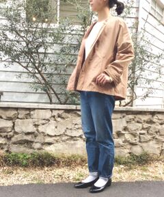 フード取り外しショートブルゾン