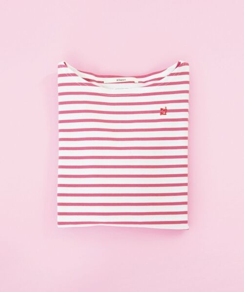 ＊＊NIMES / ニーム カットソー | Le pink定番ボートネックPO（ローズ）