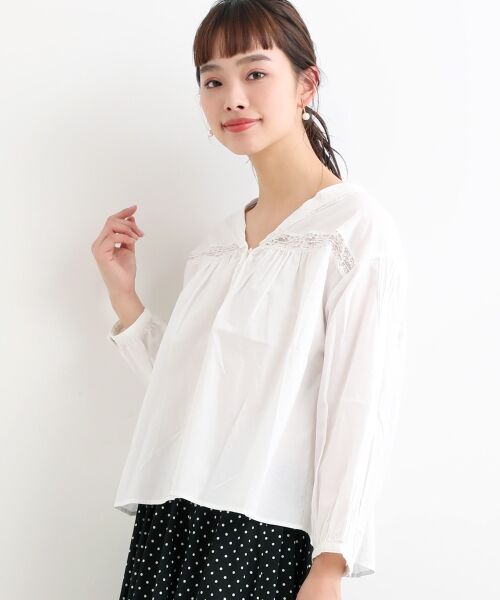 ＊＊NIMES / ニーム シャツ・ブラウス | assortis ブラウス（オフ）