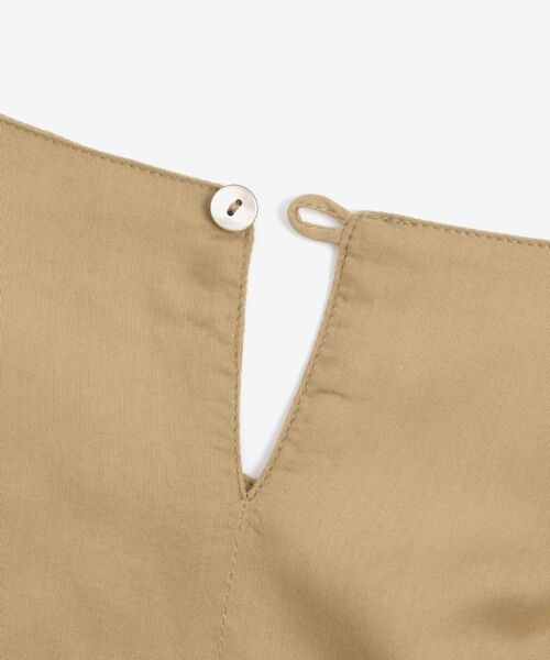 ＊＊NIMES / ニーム ロング・マキシ丈ワンピース | ドットpt/無地 ノースリーブティアードOP | 詳細6