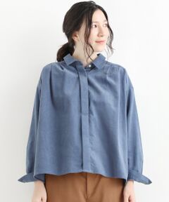 French Blue ボリュームシャツ（コーデュロイ）