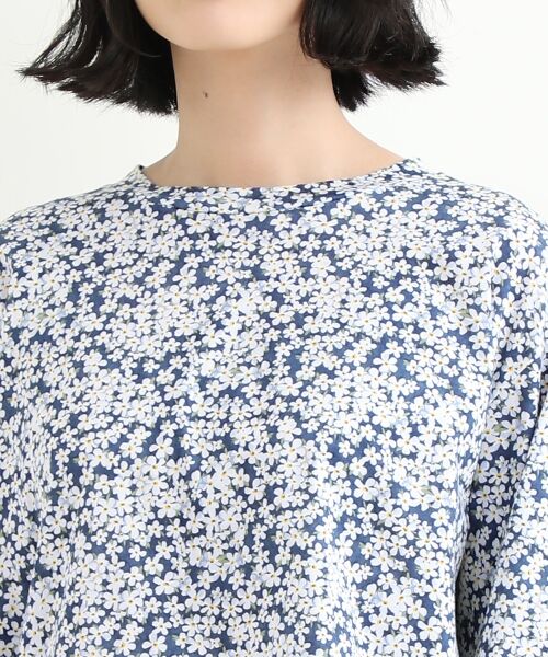 ＊＊NIMES / ニーム カットソー | コットンジャージー 袖口ギャザープルオーバー（リバテ | 詳細6