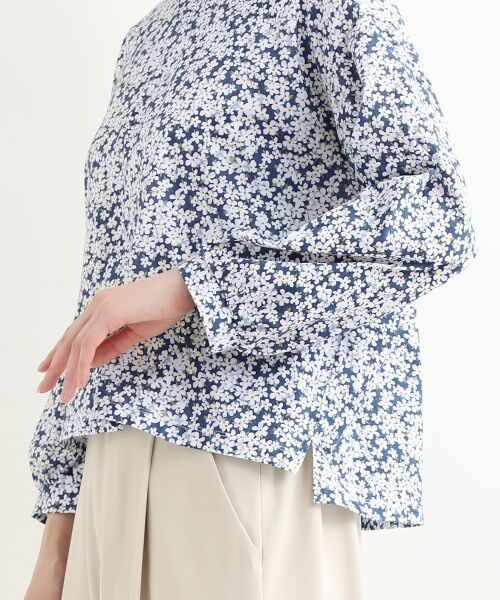 ＊＊NIMES / ニーム カットソー | コットンジャージー 袖口ギャザープルオーバー（リバテ | 詳細7